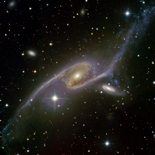 Pareja de galaxias NGC 6872 e IC 4970 con Telescopio Gemini Sur