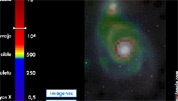 La galaxia M51 vista en varias longitudes de onda