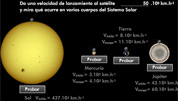 Velocidad mnima de puesta en rbita y velocidad de escape