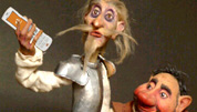 El Quijote y Sancho se enfrentan a la tecnologa