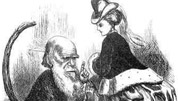 Caricatura de Darwin