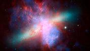La galaxia starburst M82