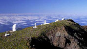 Panormica del Observatorio del Roque de los Muchachos (ORM)