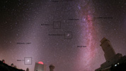 El cielo desde el Observatorio del Teide