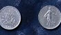 Ver imagen: Cara y cruz de una moneda de 1 franco