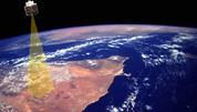 Un satlite artificial mira hacia frica